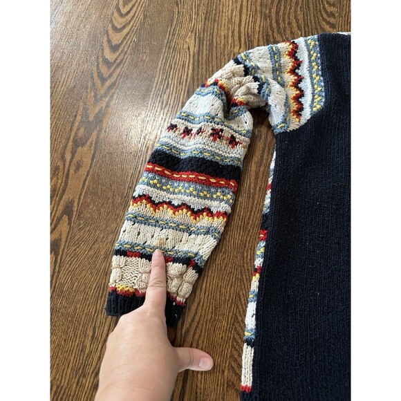 Vintage Marisa Christina‎ Hand Knit Silk/cotton/Wool Sweater Sz Medium Cardigan - Picture 9 of 9